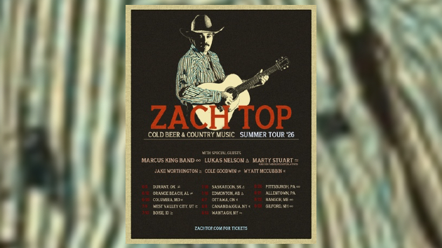 Zach Top will keep supplying 'Cold Beer & Country Music' this summer o
